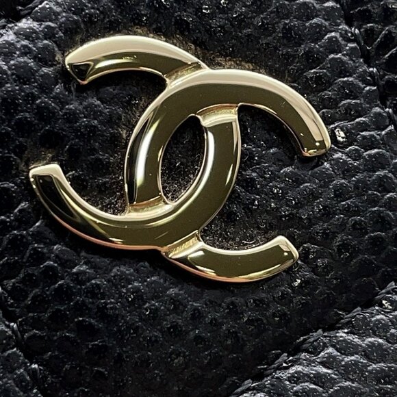 CHANEL CHANEL Timeless Classics L-shaped Calfskin Black - Picture 8 of 8